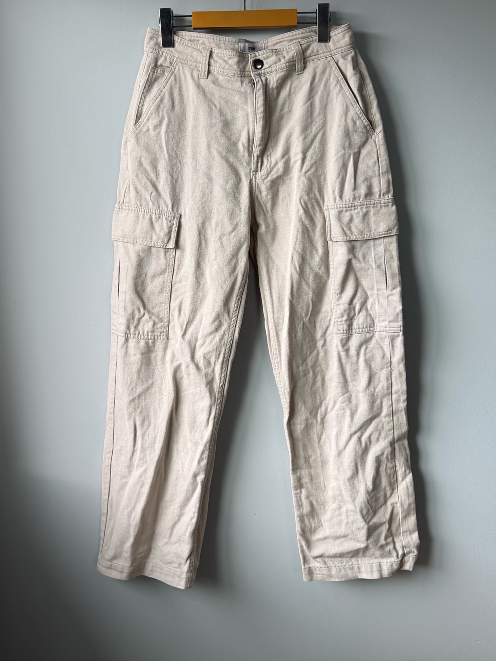 Cotton On Men's Light Beige Cargo Pants